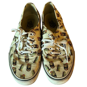 Vans -pre owned “ drained and confused Aloha”  US mens 9.5 US women’s 11